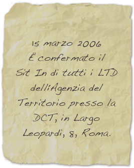 15 marzo 2006...